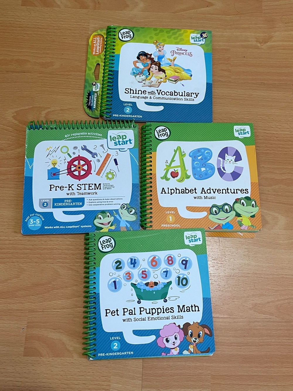 Leapstart and Leapstart 3d books preschool and pre-kindergarten lot bundle